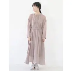 earth music&ecology ふんわりシアーワンピース+インナー