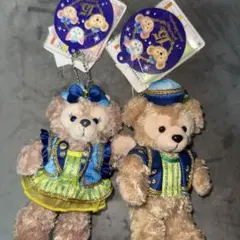 ダッフィー　シェリーメイ　ぬいぐるみバッチ