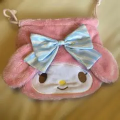 マイメロディ モコモコポーチ ピンク