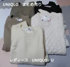 UNIQLO　U ユニクロプレミアムラムウール クルーネック新品未使用5点