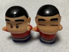 希少 平成レトロ　1992年当時物　クレヨンしんちゃん ソフビフィギュア 2個