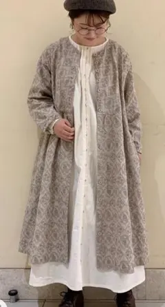 【新品】タグ付き　ツハル　SM2 リネン　総刺繍　コート　ワンピース 2025年最新】ツハルの人気アイテム - メルカリ