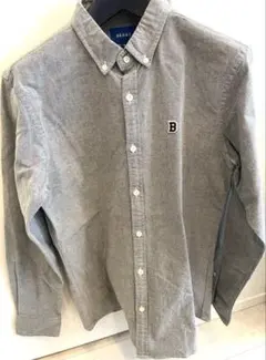 BEAMS ビームス 長袖シャツ グレー Mサイズ