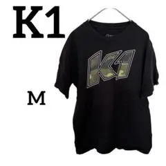1点もの❣️K1 迷彩ロゴ Tシャツ Mサイズ