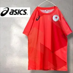アシックス 東京オリンピック2020 シリアルNo.入日本代表公式チームシャツ
