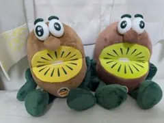 Zespri ゼスプリキウイブラザーズ ぬいぐるみ大中小＋フィギュアセット