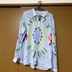 【美品】デシグアル　花柄　シャツ　XXlのサムネイル