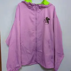 GUコラボ EVANGELION ウインドブレーカー NERV パープルS