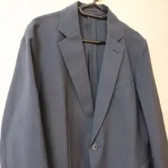 値下 GU ドライ ストレッチ ウールライク セットアップ ネイビー М