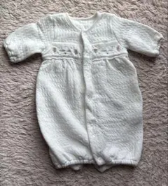 ホワイトロンパース 50-60cm