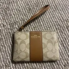 coach コーチ　コーナージップ　ポーチ