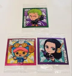 ワンピース大海賊シールウエハース LOG.8 ゾロ　チョッパー　ロビン