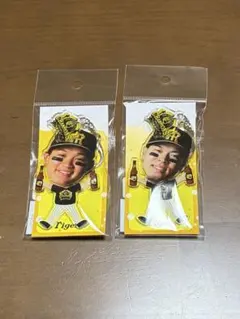 阪神 2026優勝記念 ふりふりキーホルダー 佐藤輝明&森下翔太 甲子園限定販売