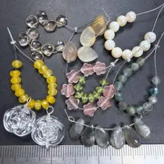 サービス品＊天然石のビーズセットh29
