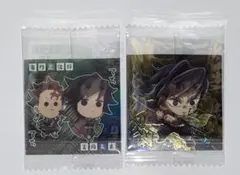 ⑥ 鬼滅の刃 ウエハース シール 其ノ十四 冨岡義勇 2種