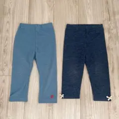 プティマイン レギンス パンツ 10分丈