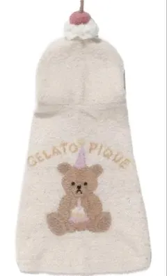 【新品未使用】gelato pique ペット用 ベア柄 フード付きウェアLのサムネイル