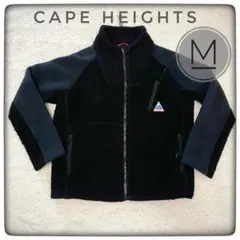 【Cape HEIGHTS】ブラック フリースジャケット ハイネック