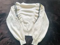 INGNI フリル付きニット 長袖 Mサイズ