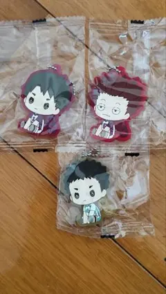 ハイキュー　キーホルダー 3個セット　ガチャガチャ