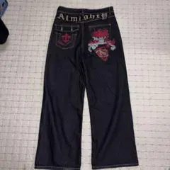 ストレートデニムパンツ ダークデニム