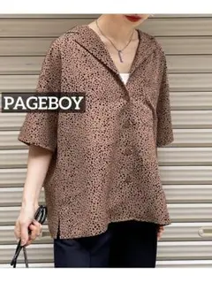 k0282 PAGEBOY アソートカイキンシャツSS モカ