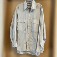 UNIQLO U ライトグレー 長袖シャツ