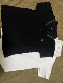 ポロシャツ2枚セット（黒・白）サイズ100cm