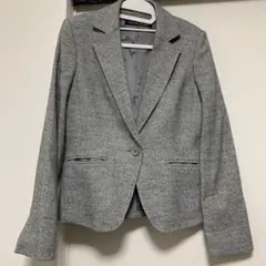【MICHEL KLEIN 】グレー ブレザー 上着