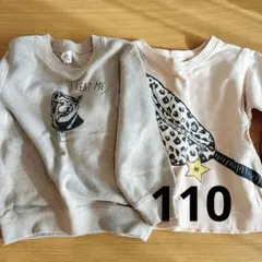 devirock 男の子まとめ売り110cm トレーナー2点セット保育園着　秋冬