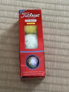 【未使用品】Titleist DT SOLO ゴルフボール イエロー ホワイト