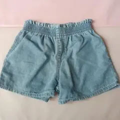H&M ガールズ　140 デニム　ショートパンツ