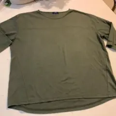 ITEMS URBAN RESEARCH 七分袖カットソー オリーブグリーン