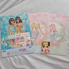 ラブベリ　セガラッキーくじ　セーラムーン　クリアファイル　セット　まとめ売り