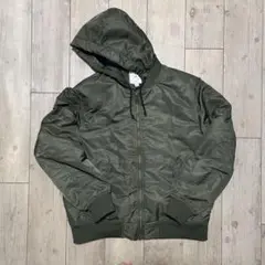 H&M フード付き ミリタリー m-1 ジャケット Lサイズ