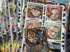 最強ジャンプ　5月号　付録　 ドラゴンボールカード ステッカー ワンピース　7個