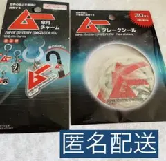 新品未開封 月刊 ムー フレークシール 傘用チャーム セリア ２点セット