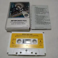TM NETWORK SEVEN DAYS WAR カセットテープ