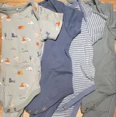 next ロンパース・カバーオール 4枚セット 3〜6month 70センチ