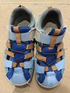 ブリーズ　イフミー　キッズサンダル 青と水色 メッシュ　水陸両用