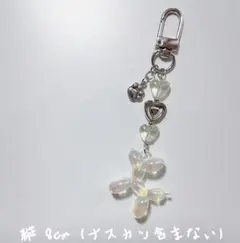 ✮ビーズキーホルダー✮ クリア バルーンドッグ 韓国 コレクトブック y2k