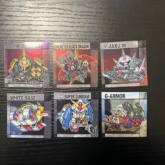 元祖SDガンダム　スナック　Ⅱ シール　ヤクト・ドーガ　他　３枚
