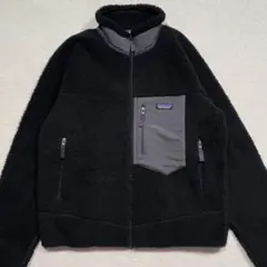 人気色✨ パタゴニア クラシックレトロX ボアジャケット ブラック メンズL相当