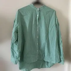 CIAOPANIC TYPY グリーンストライプ 長袖シャツ