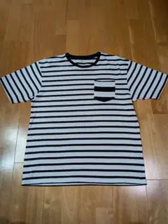フルーツオブザルーム ボーダー ポケットTシャツ Lのサムネイル