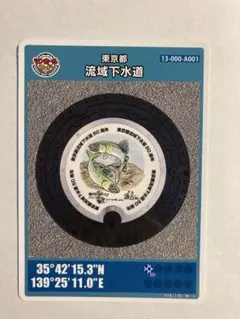 マンホールカード アユ　東京都　流域下水道