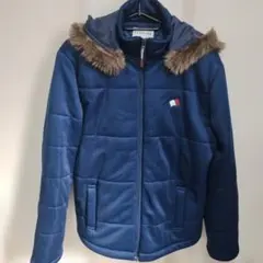 LEMIORE ネイビー ファー付きダウンジャケット