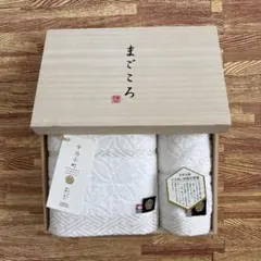 今治タオルセット 今治小町 まごころ 木箱入り 新品未使用　ギフト