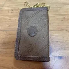 ◆中古品◆ブラウン キーケース 合成皮革　13-1219