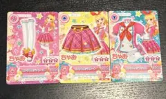 アイカツカードセット 星宮いちご　ピンクトルテ　セット